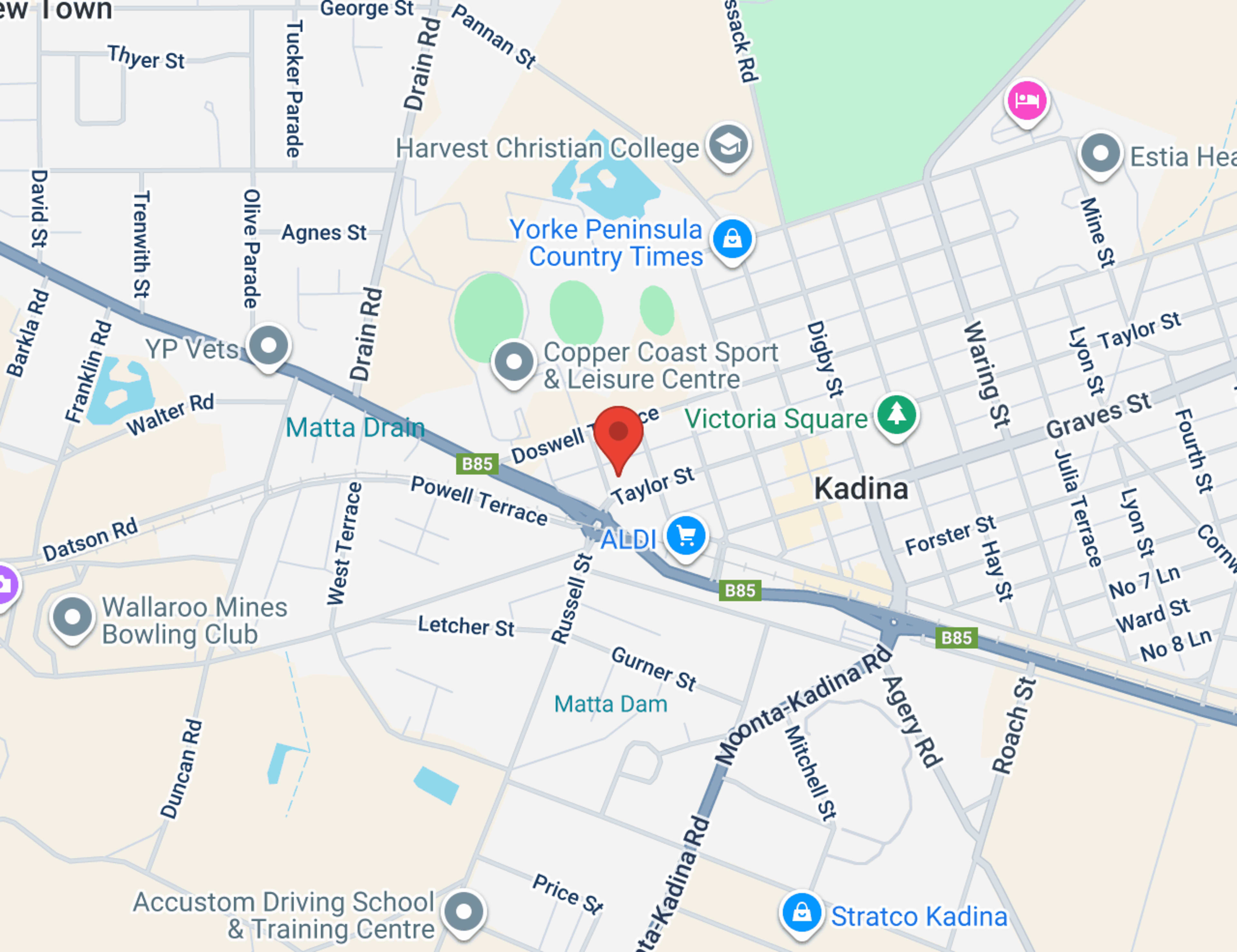 Gunnings Automotive Group map