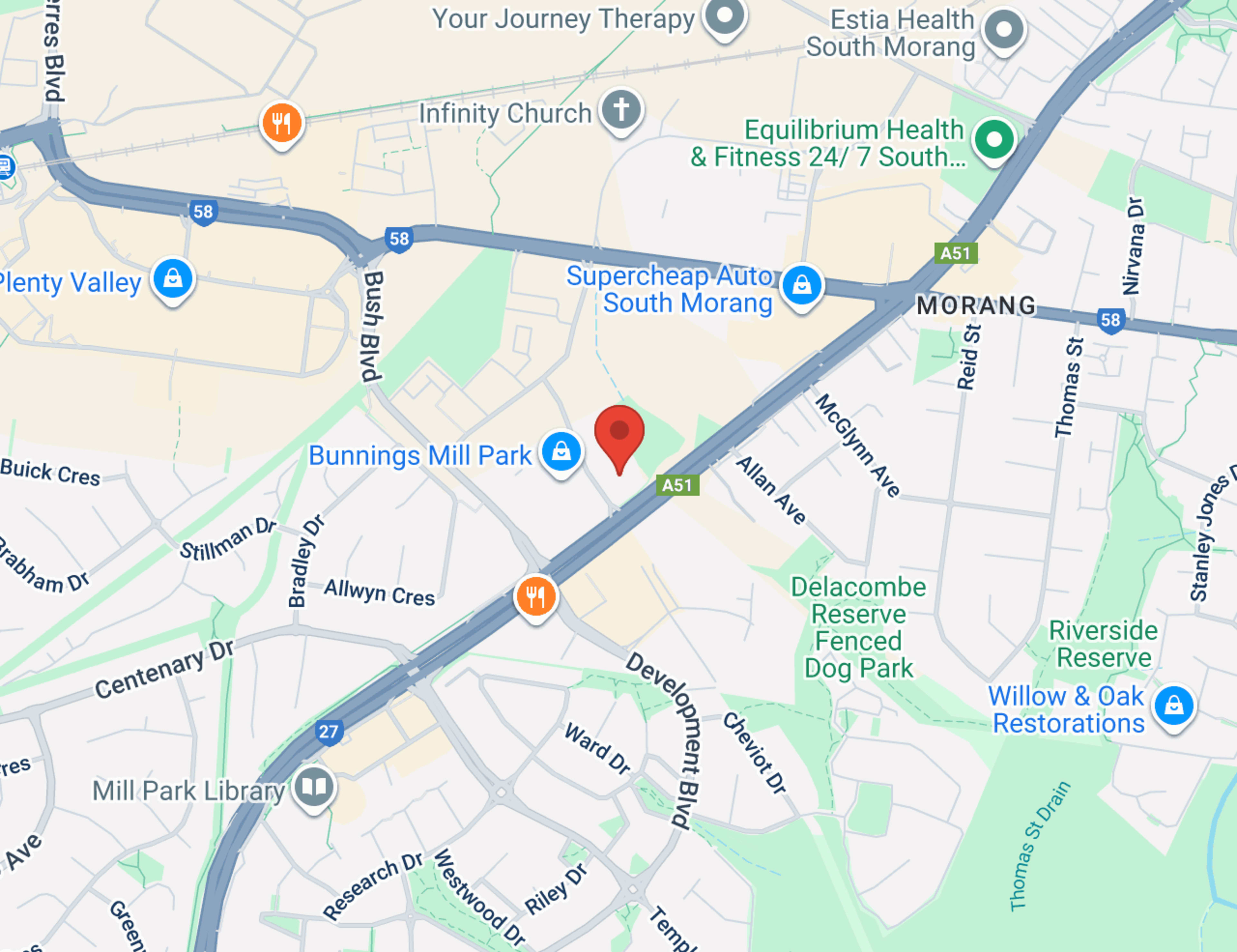 South Morang Kia Used Cars map