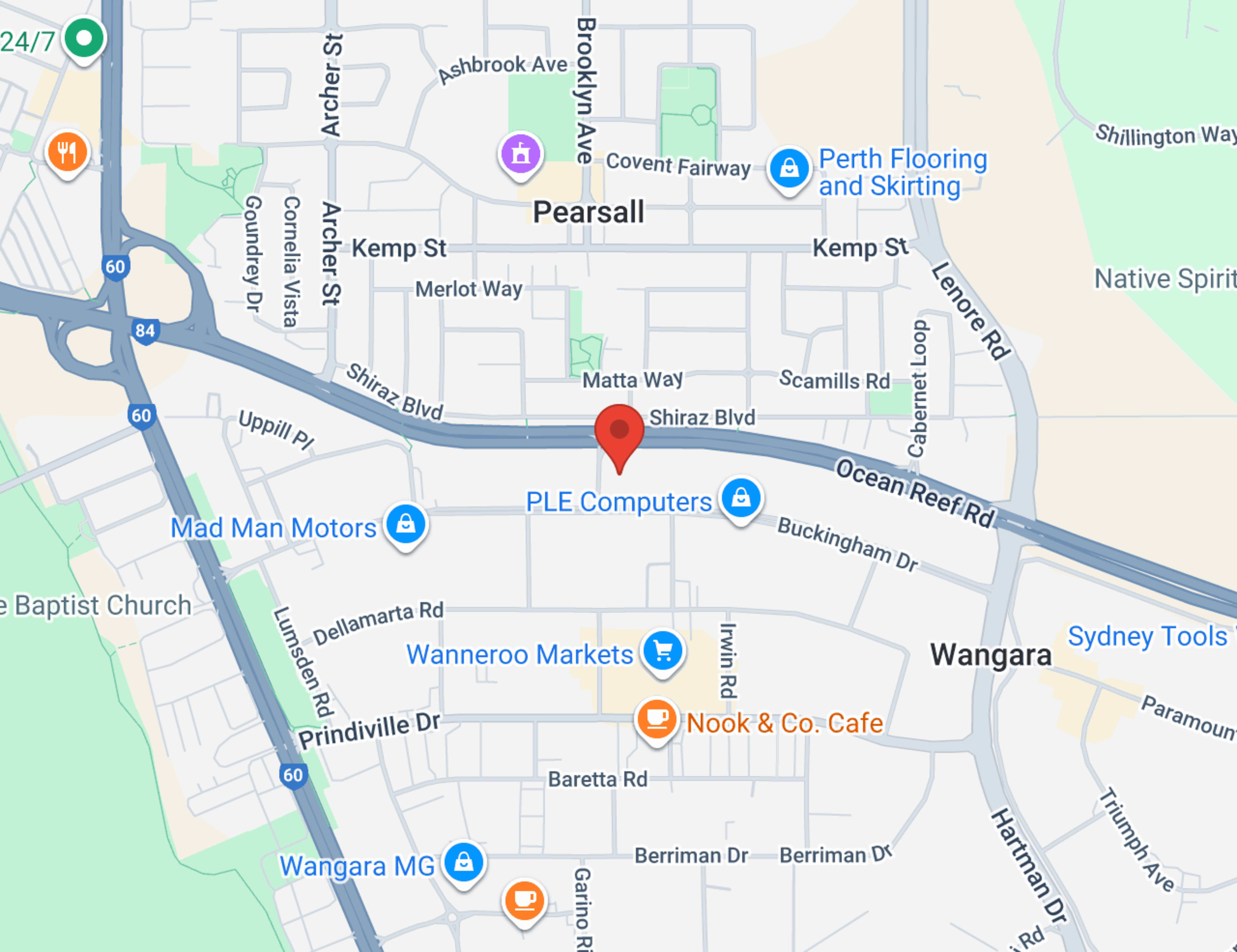 Motormall Terminal 1 map