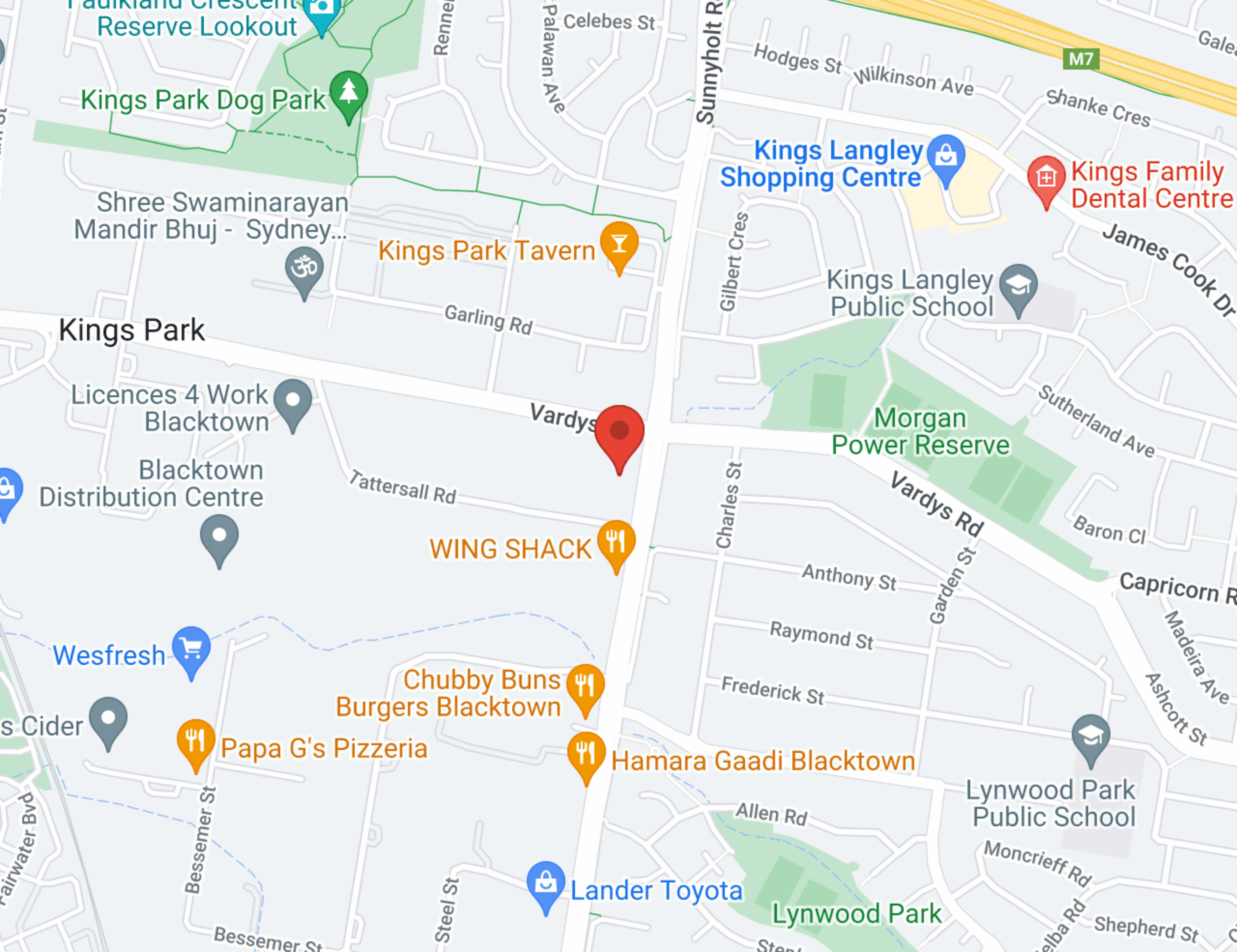 Heartland Hyundai Blacktown - Service map