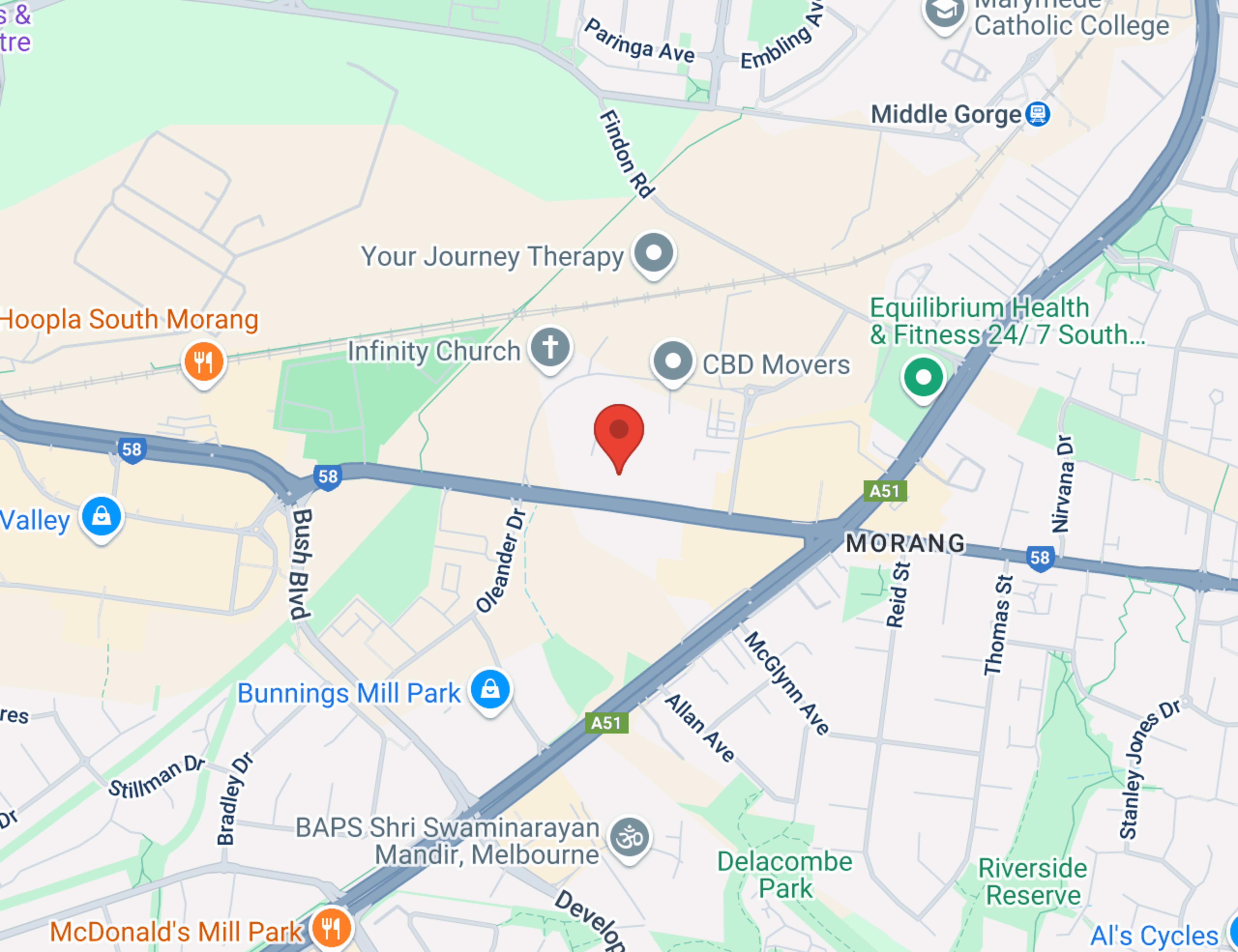 South Morang Holden (Service only) map
