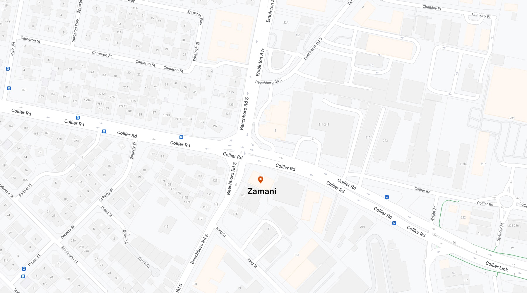 Zamani map