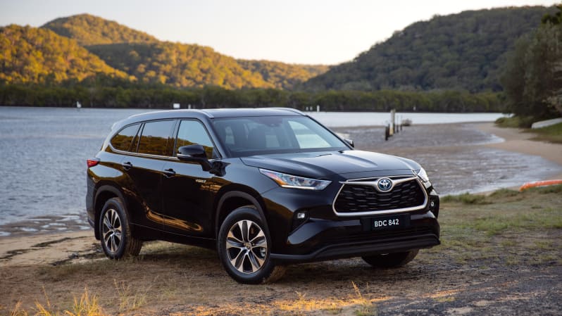 Toyota Kluger Hybrid seven-seat SUV at Kalamunda Toyota, Perth Hills