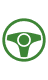 Steering wheel icon