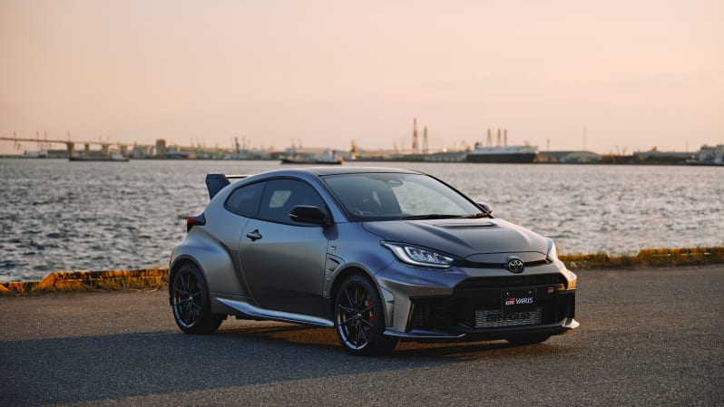 Toyota GR Yaris rally car in stock at New Town Toyota, East Victoria Park, Perth