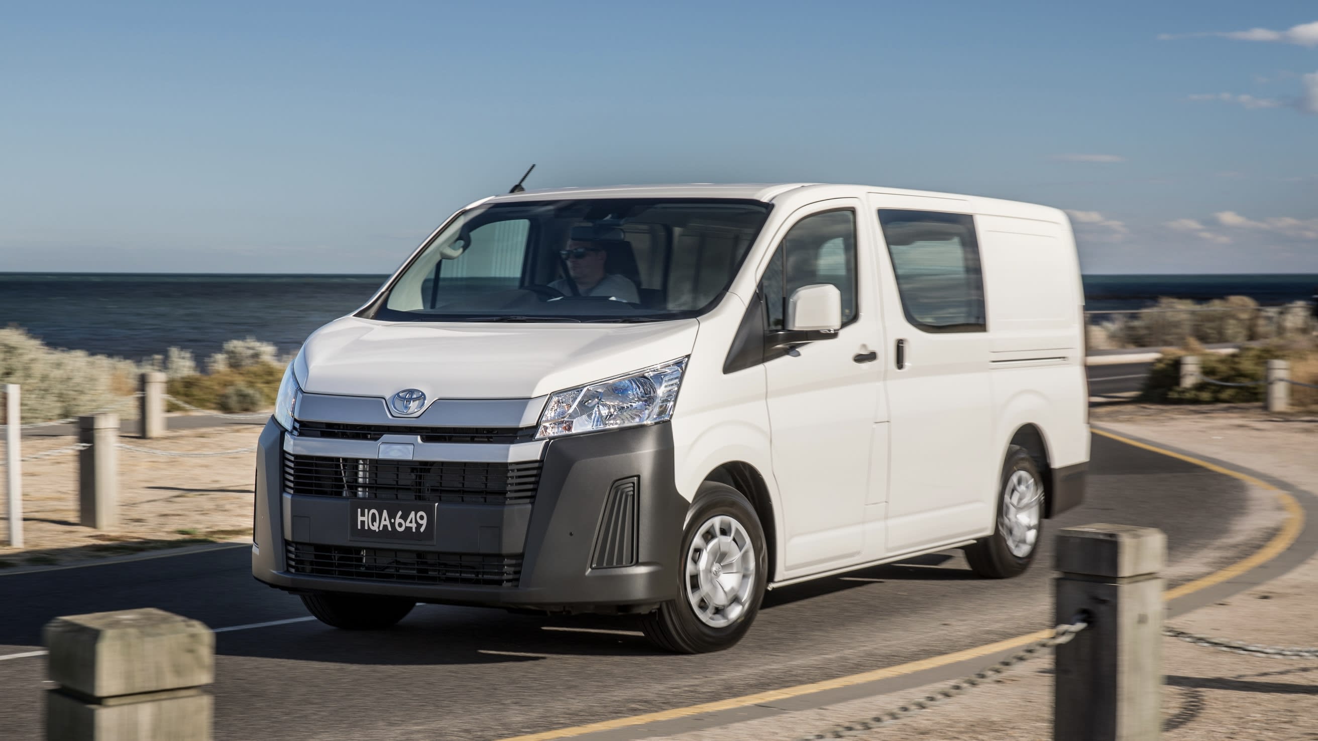 Toyota HiAce van for sale at New Town Toyota, East Victoria Park, Perth
