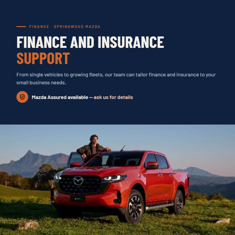 Business owner reviewing finance options