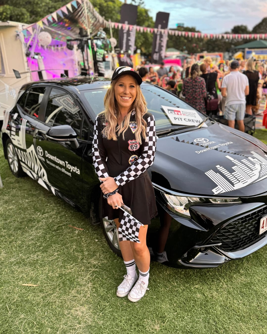 Brooke Rawson posing at the annual Hocus Pocus community event in Hawthorne.