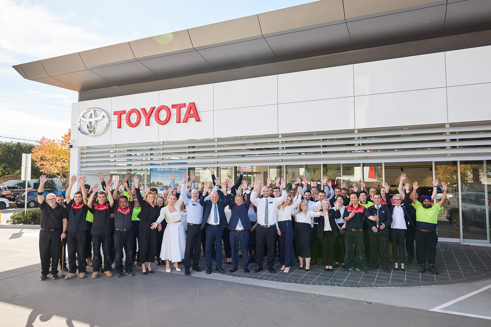 New Town Toyota's Team Celebrates Winning yet another MTA Large Automotive business of the year award in 2025