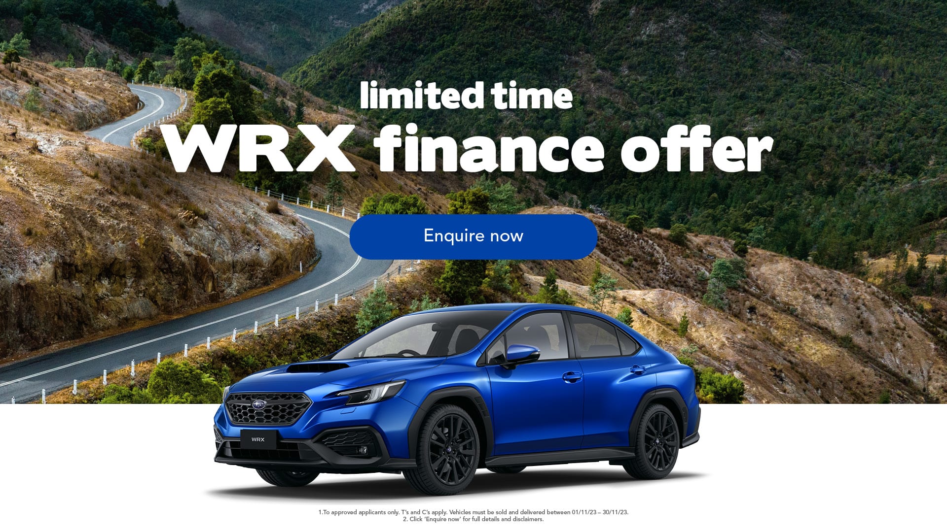 MY23 Subaru WRX Finance Offer Image