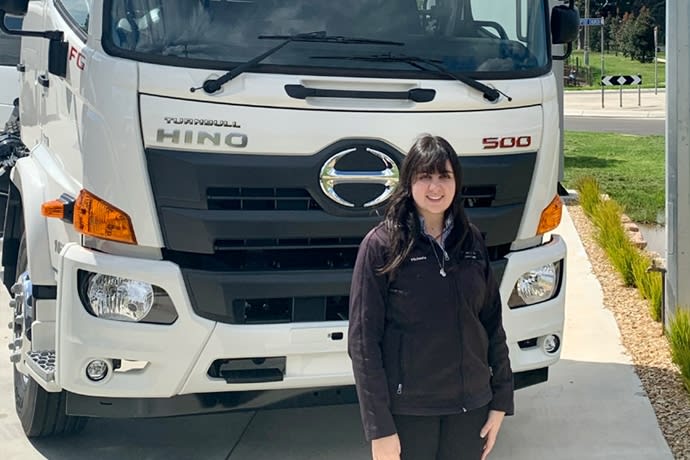 The Women of Hino: Michaela Paras, Parts and Service Advisor, Turnbull Hino featured image