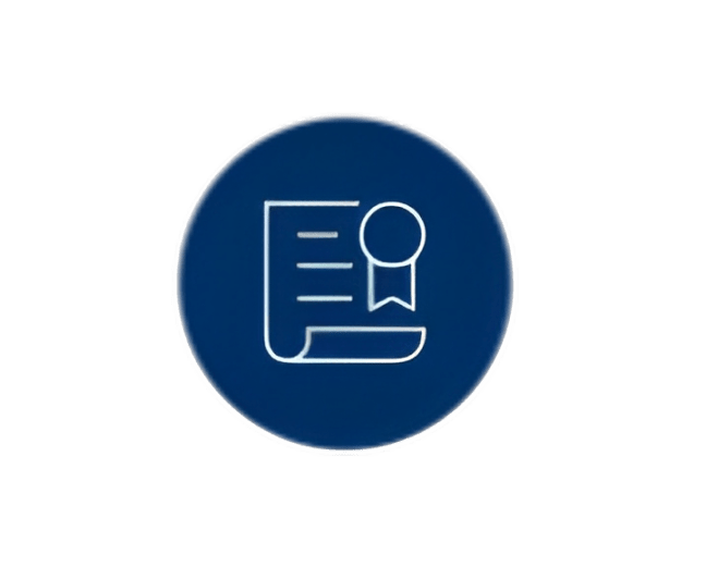 Reliable and certified. Image