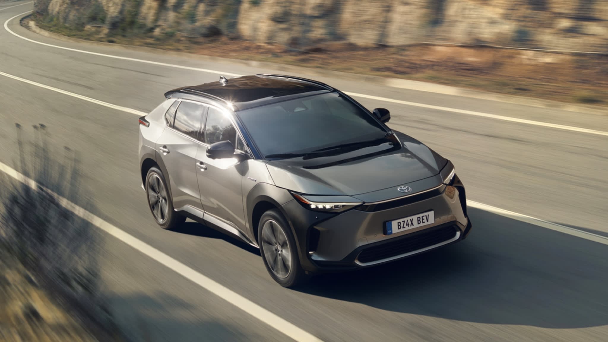 Toyota bZ4X electric SUV in stock at New Town Toyota, East Victoria Park, Perth