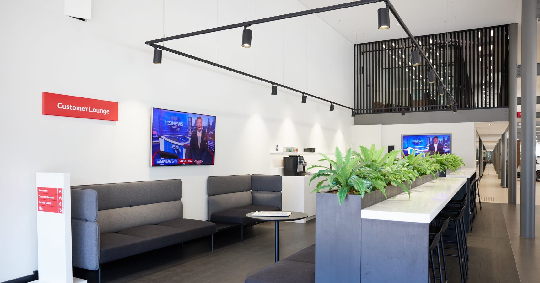 New Town Toyota Service Customer Lounge Free Tee, Coffee and Service Loan Cars