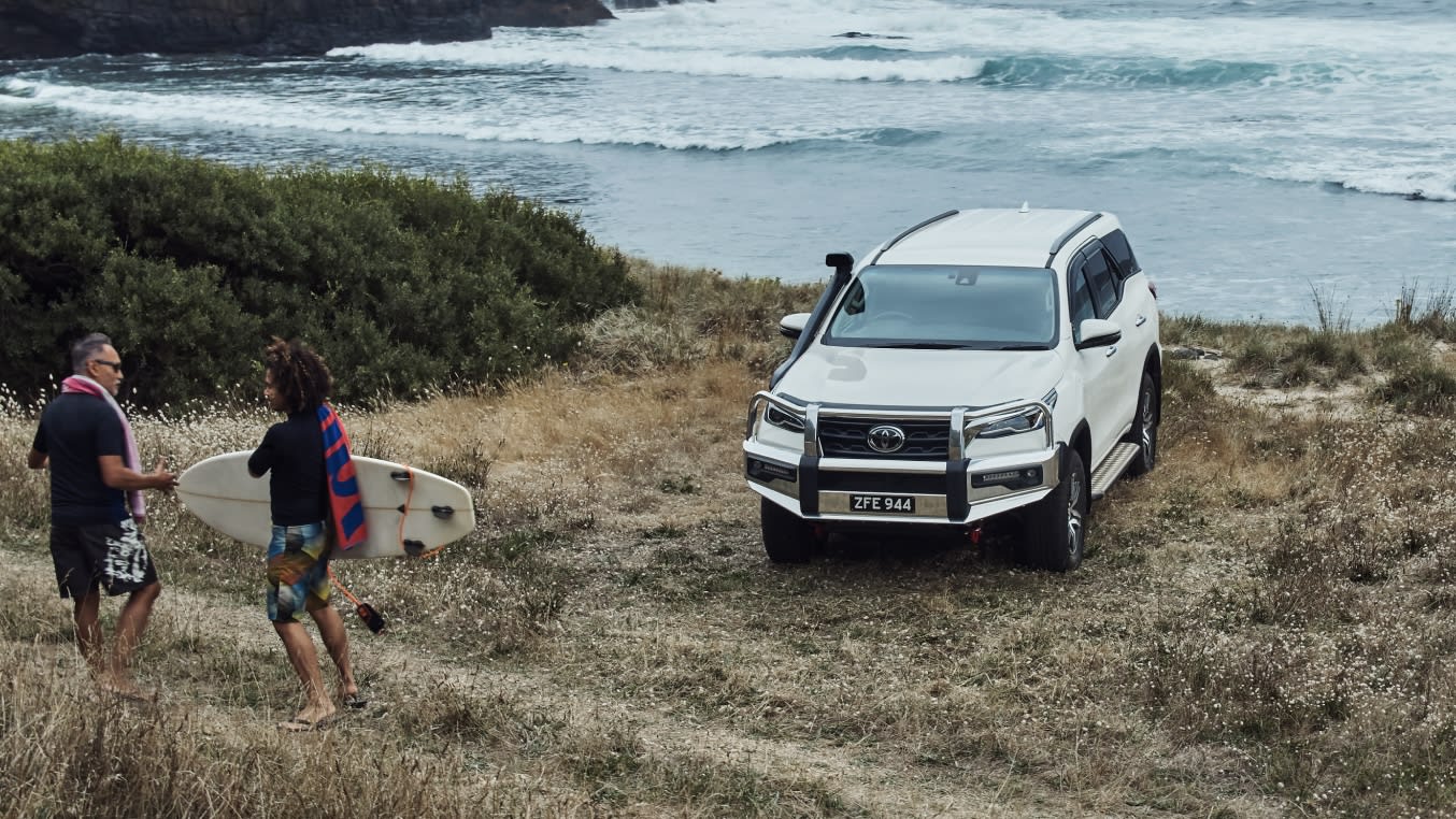 Toyota Fortuner seven-seat SUV in stock at Kalamunda Toyota, Perth Hills