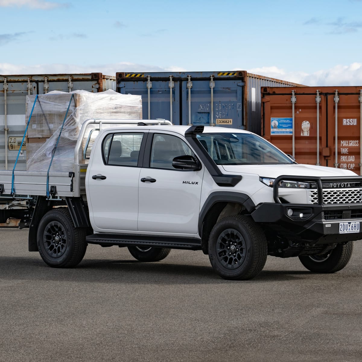 New Toyota HiLux WorkMate dual-cab at Kalamunda Toyota in the Perth Hills