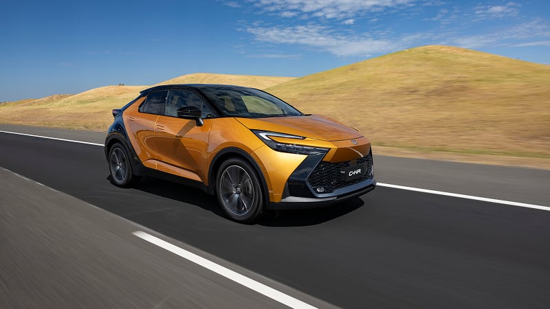 Toyota C-HR Hybrid SUV in stock at New Town Toyota, East Victoria Park, Perth