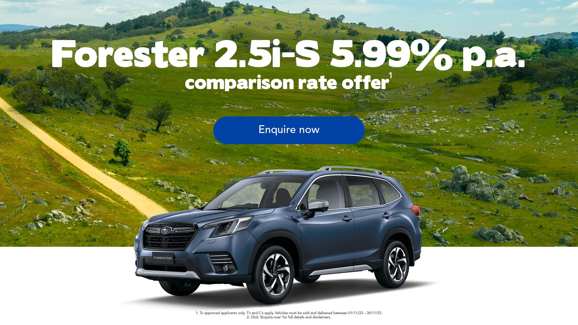 MY23 Subaru Forester 2.5i-S Finance Offer Image