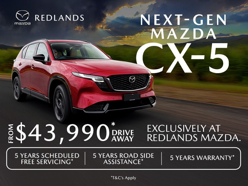 All-new Next-Gen Mazda CX-5 SUV, exclusive to Redlands Mazda