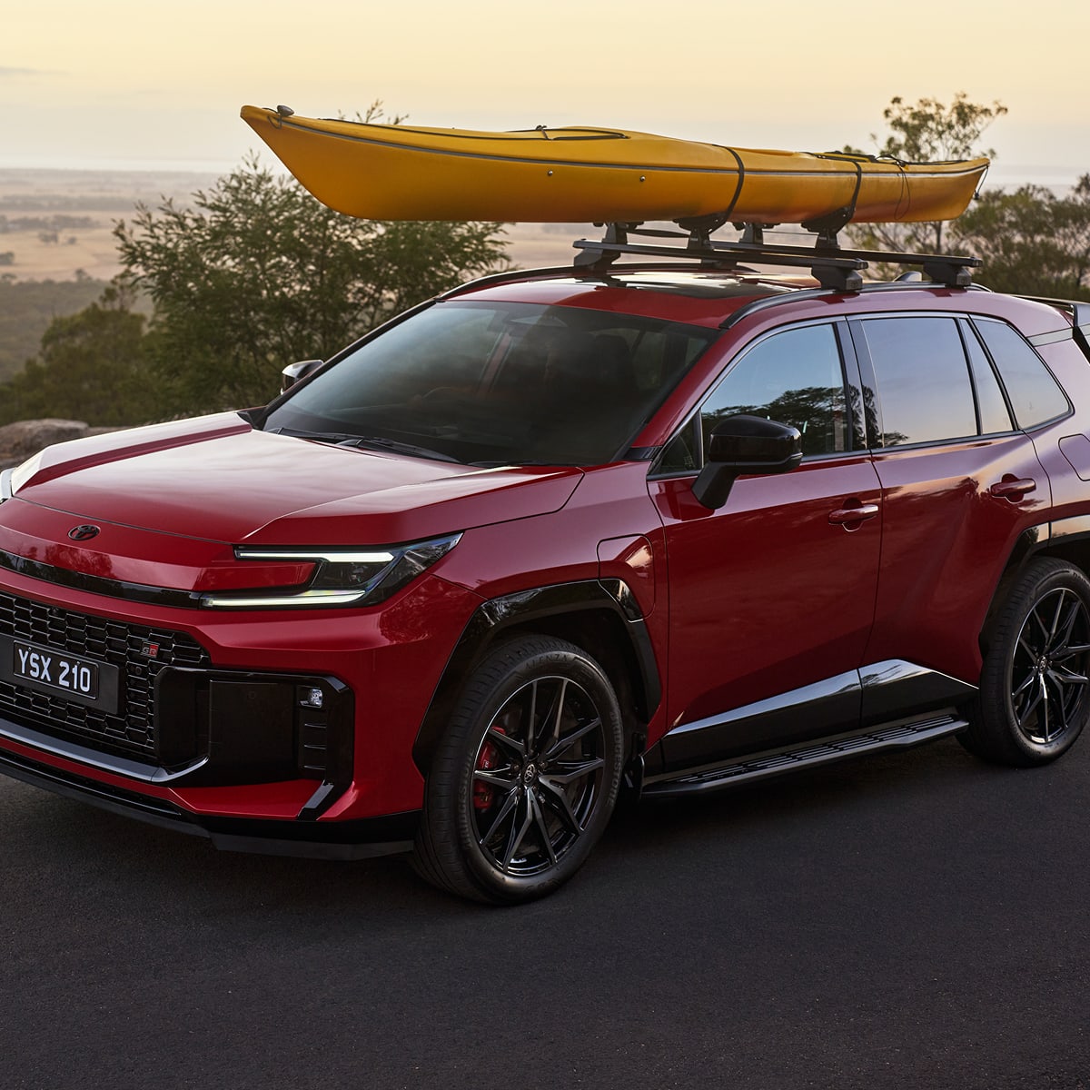 Toyota RAV4 XSE PHEV AWD interior dashboard and centre console