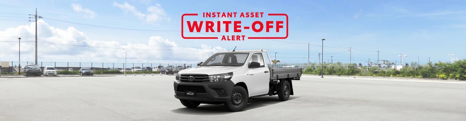 Instant Tax Write Offs at Downtown Toyota