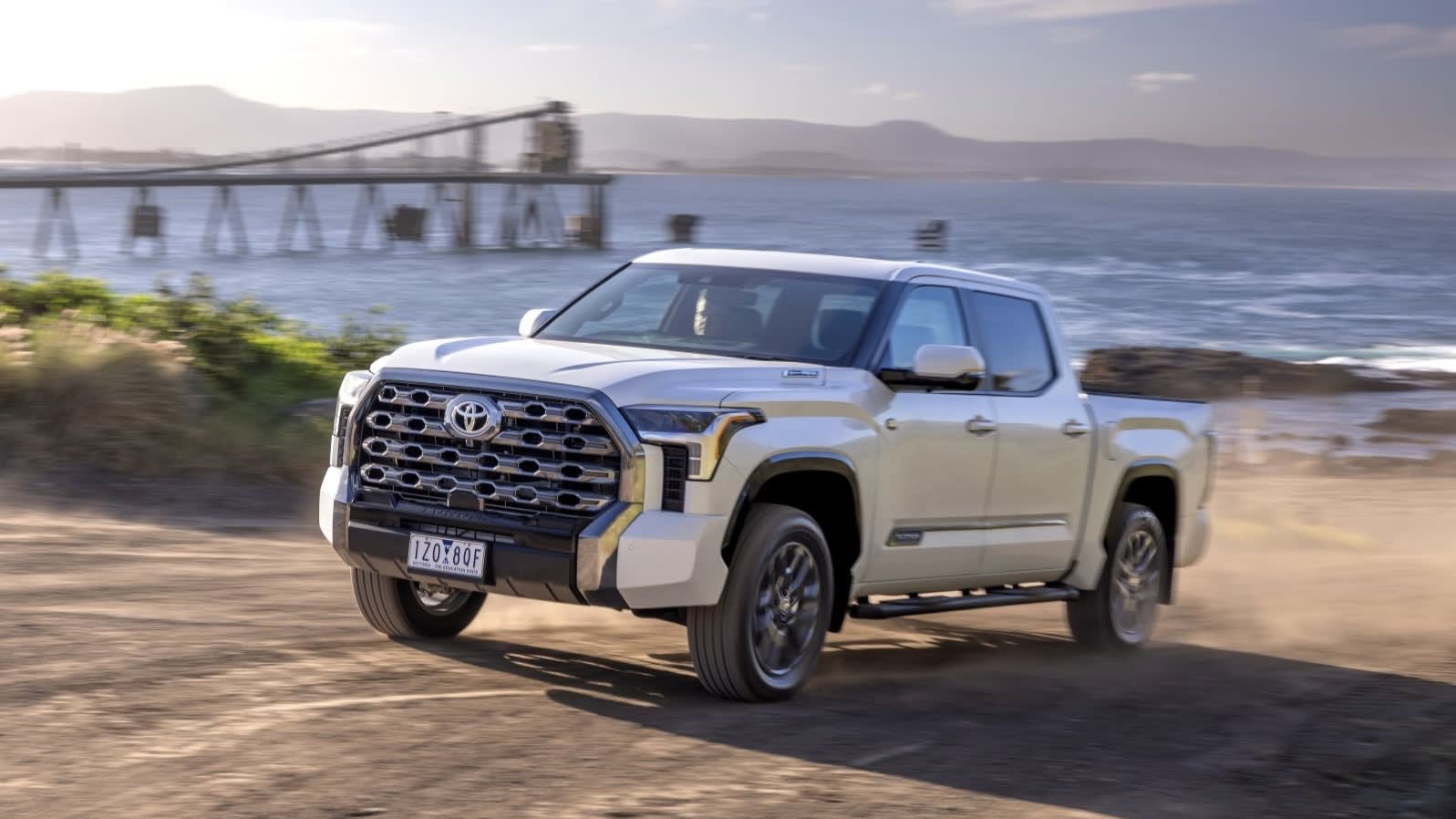 Toyota Tundra full-size hybrid ute at New Town Toyota East Victoria Park, Perth