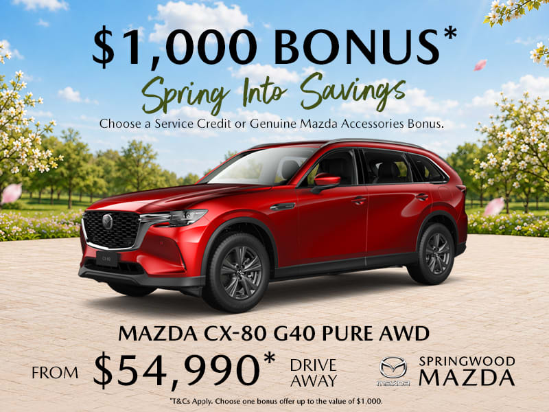 2026 Mazda CX-80 $1,000 Bonus - Springwood Mazda Brisbane
