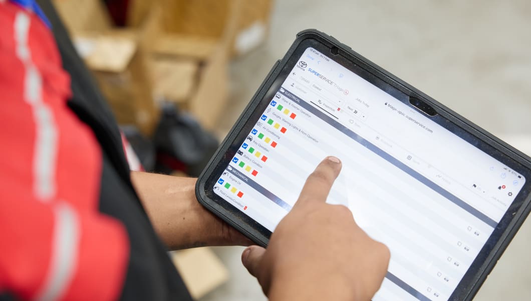 What is included in a guanine Toyota Service