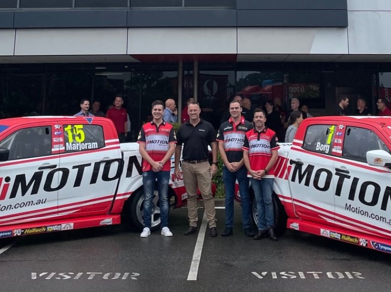 Wayville <span class="text-nowrap">Isuzu Ute</span> partner as minor sponsor for Team Motion Racing