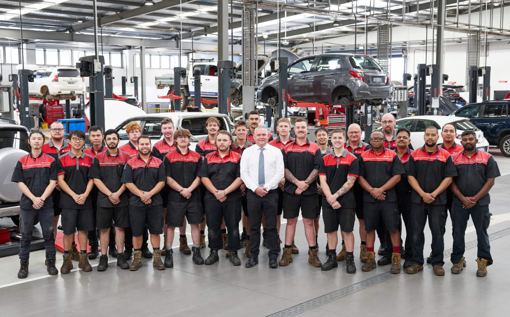 New Town Toyota's Team Celebrates Winning yet another MTA Large Automotive business of the year award in 2025