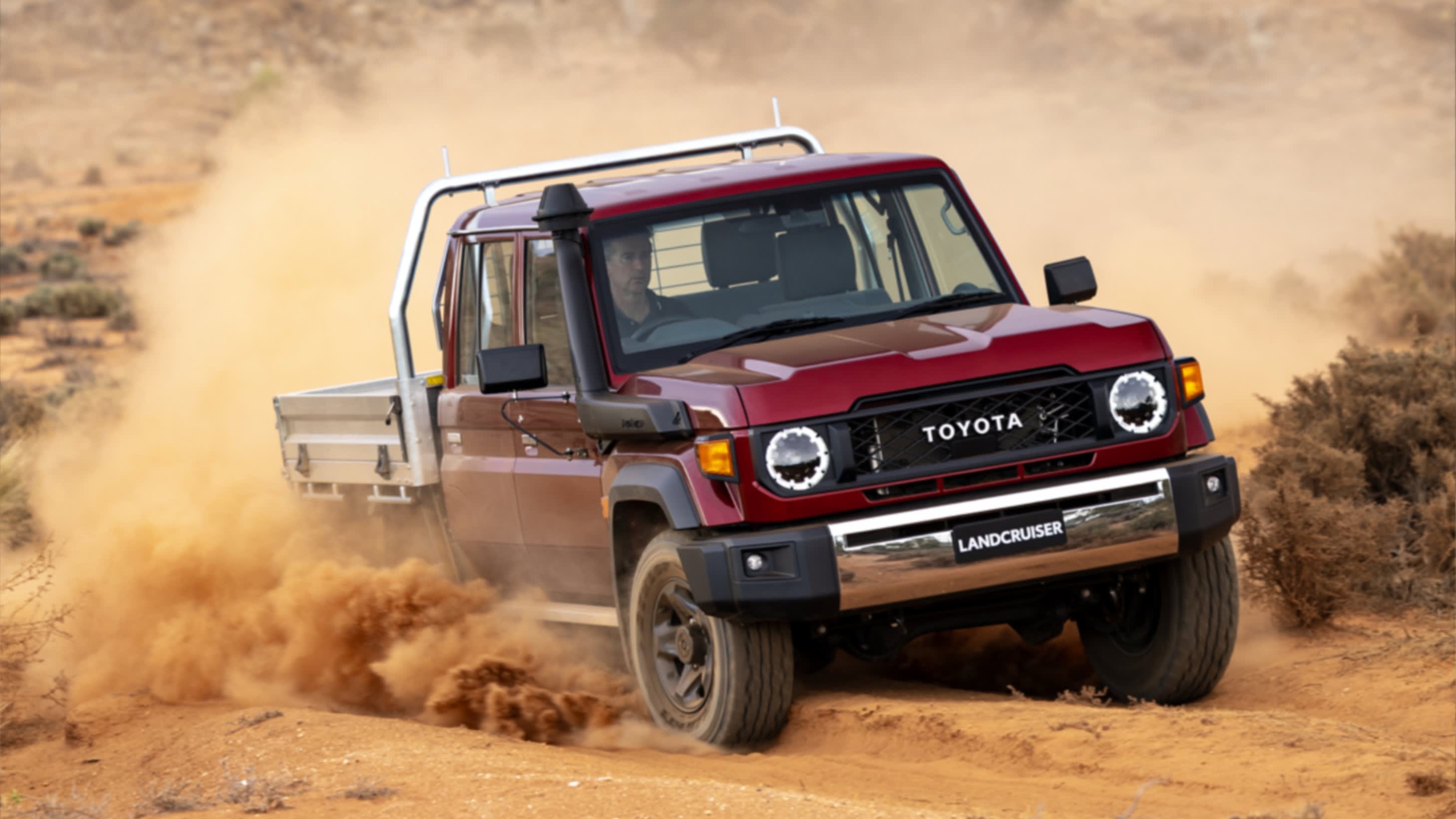 Toyota LandCruiser 70 Series, tough 4WD built for work and adventure, in stock at Perth’s best Toyota dealer, Kalamunda Toyota Perth Hills.