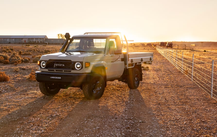 Toyota LandCruiser 70 Series, tough 4WD built for work and adventure, in stock at Perth’s best Toyota dealer, Kalamunda Toyota Perth Hills.