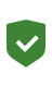 Shield with tick icon