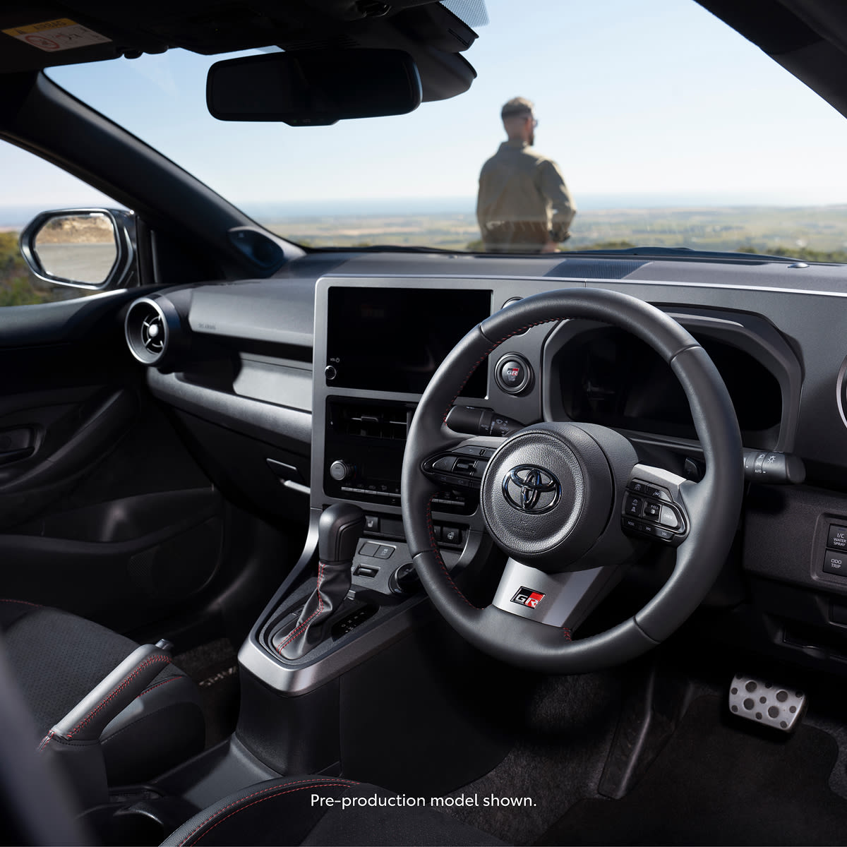 2026 Toyota GR Yaris redesigned steering wheel