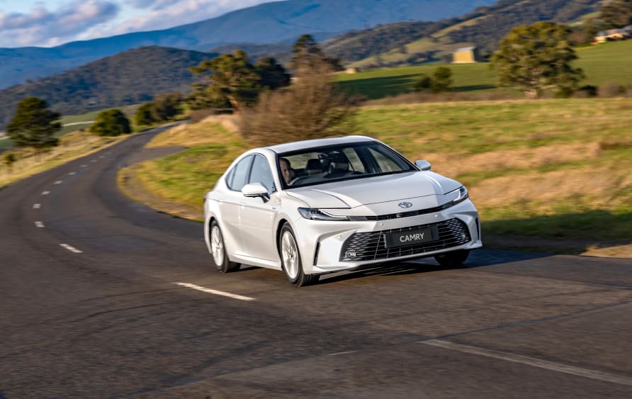  Toyota Hybrid Camry in stock at Perth’s best Toyota dealer, Kalamunda Toyota Perth Hills.