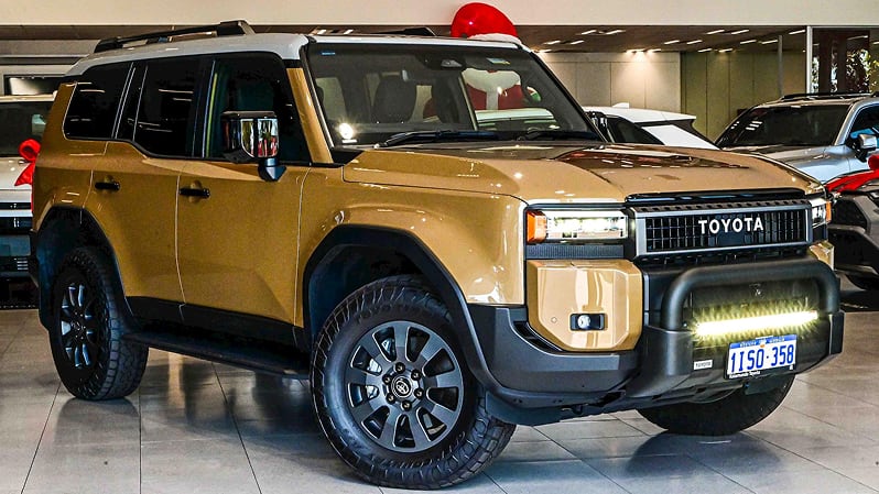 2025 LandCruiser Prado Altitude in Tanami Taupe