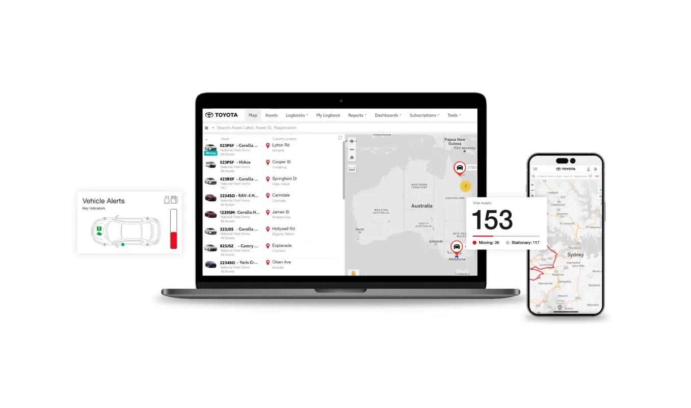 Toyota Fleet Management and Tracking software