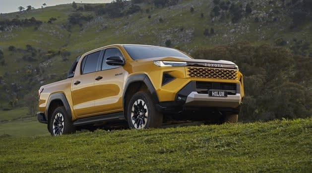 2025 Toyota HiLux (pre-production model shown)