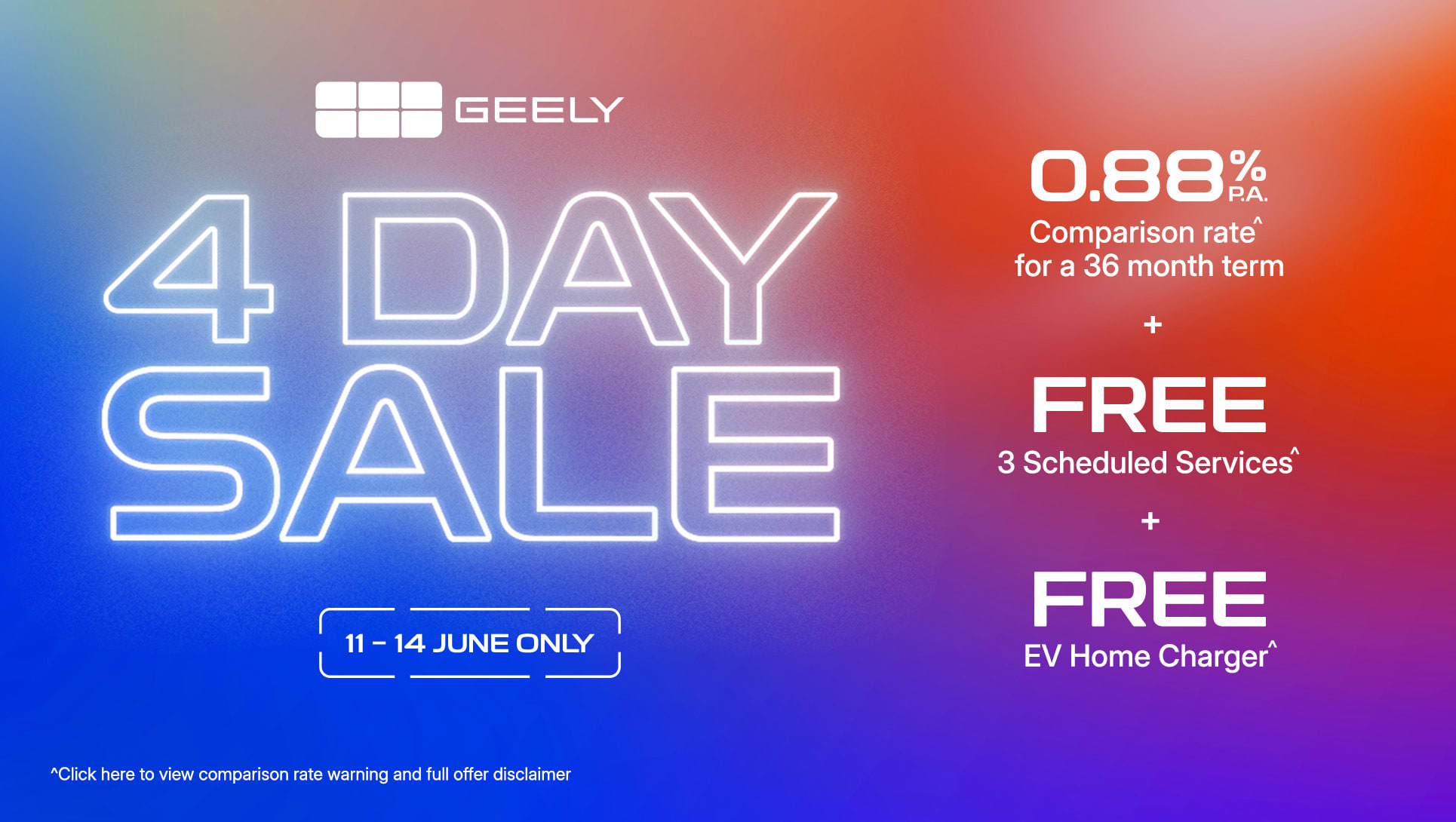 11-14 JUNE ONLY