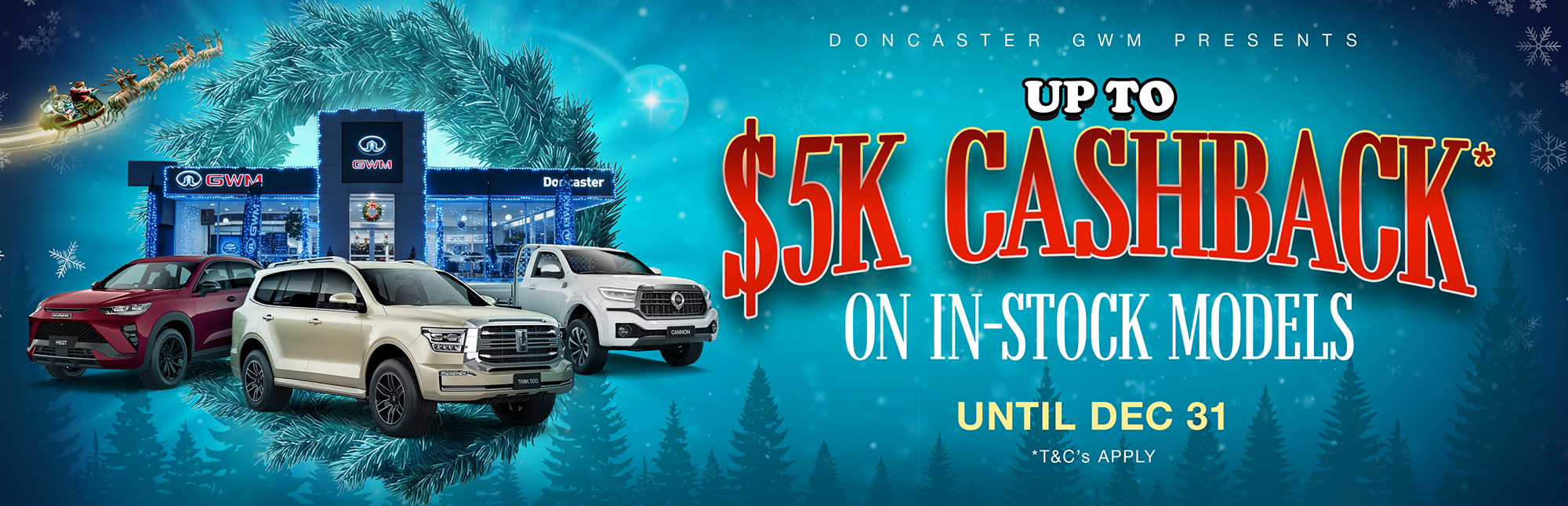 Christmas Cashback | Doncaster GWM