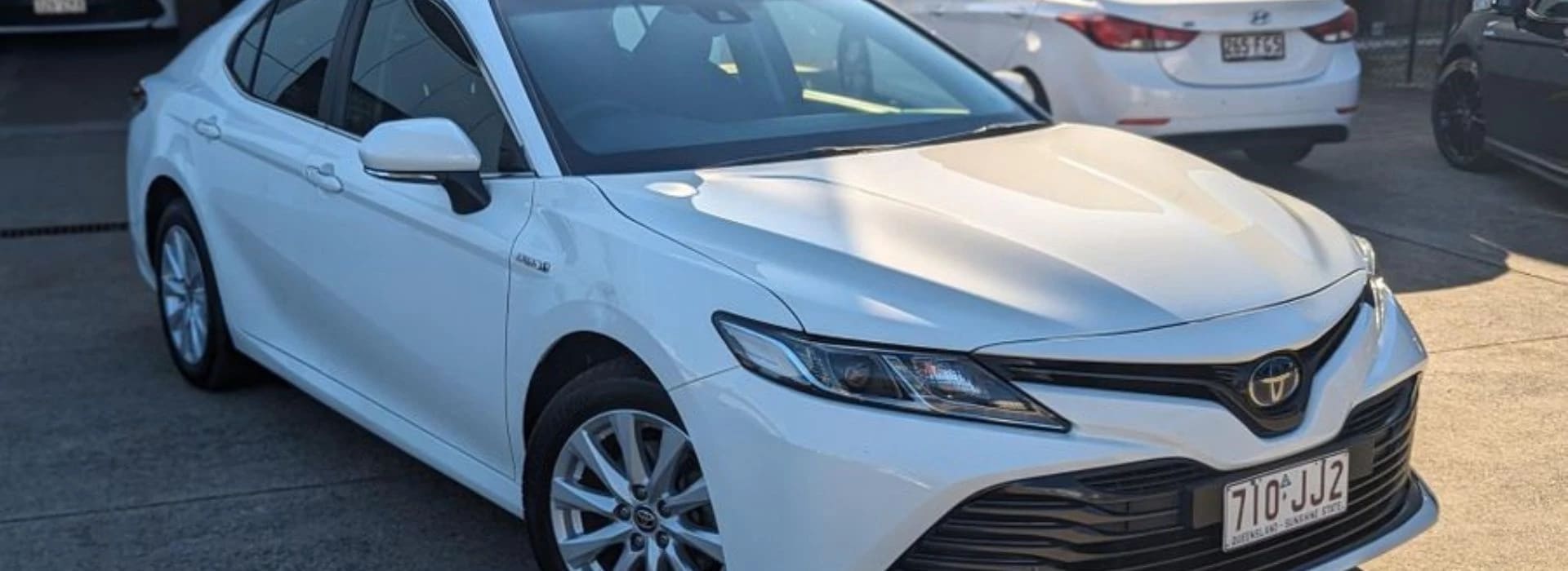 Used 2020 Toyota Camry Ascent Sedan (Glacier White) Pre-Owned For Sale ...