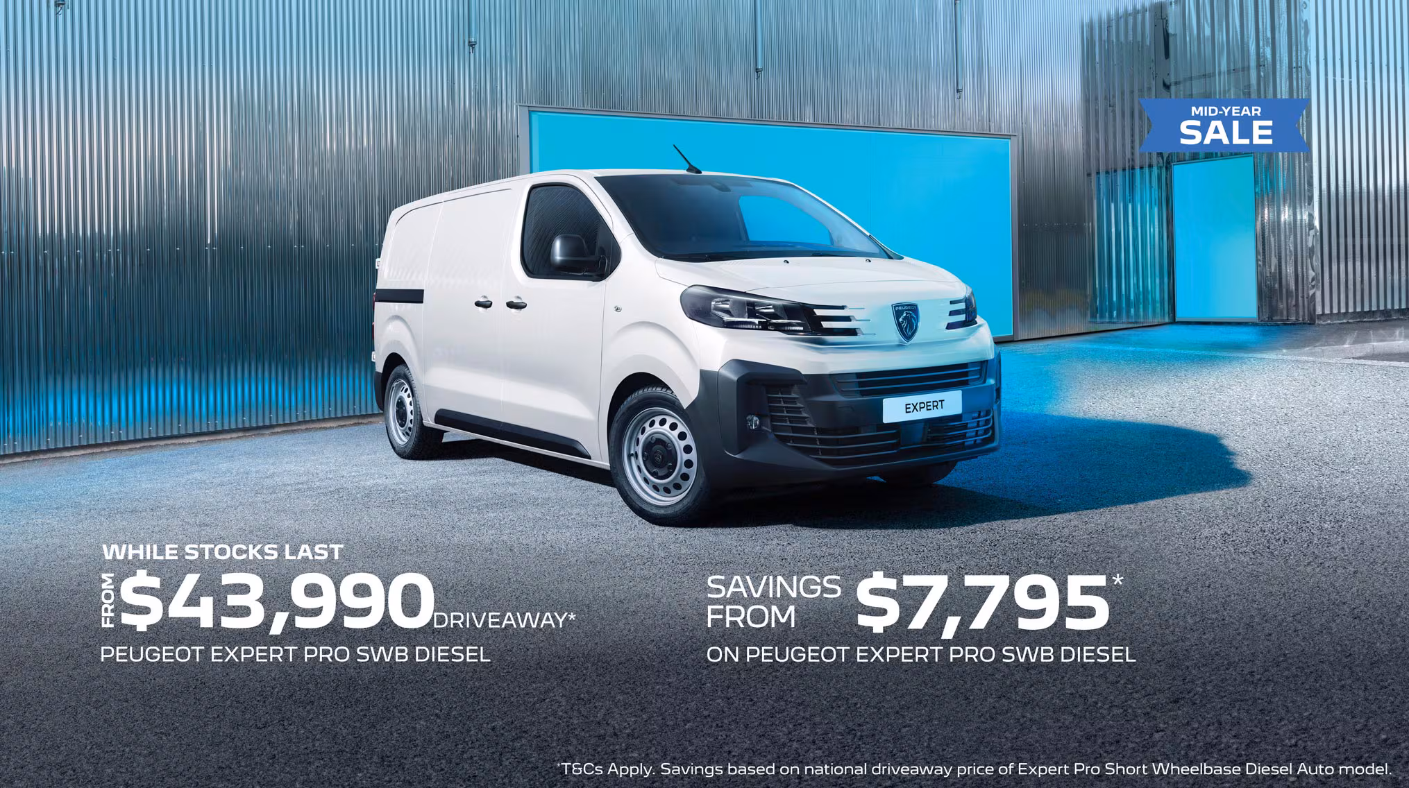 DRIVEAWAY OFFERS ON SELECTED PEUGEOT EXPERT VAN MODELS* Image