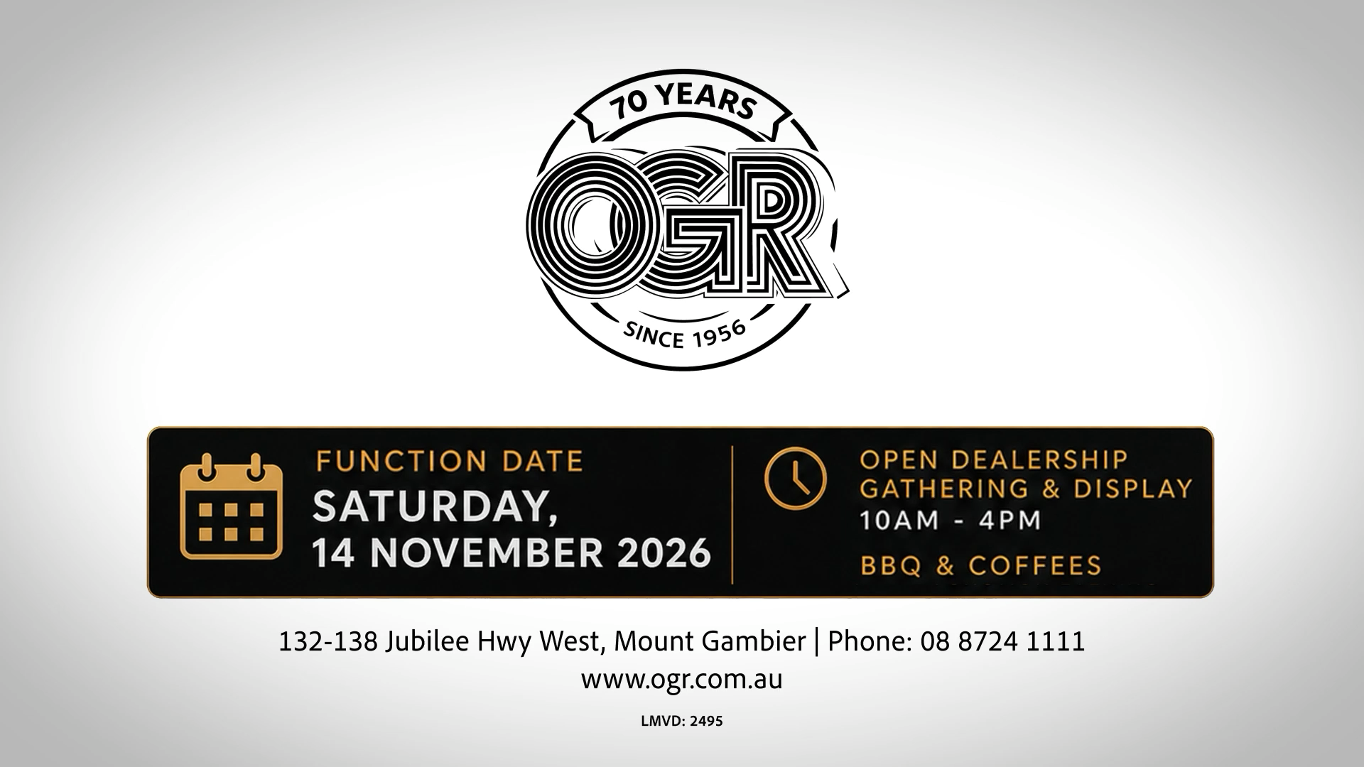 OGR 70th Anniversary Celebration | OGR