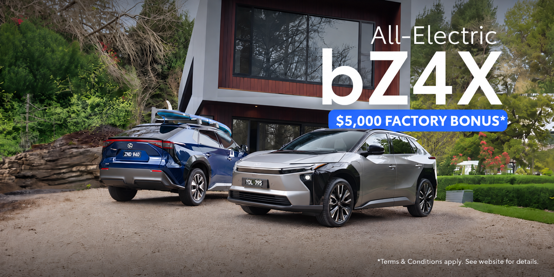 Toyota bZ4X $5,000 Factory Bonus offer