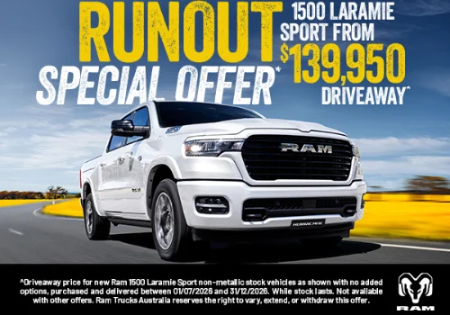 1500 Laramie Sport Hurricane from $139,950 Driveaway* Image