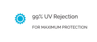 99% UV Rejection