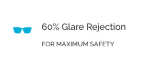 60% Glare reduction