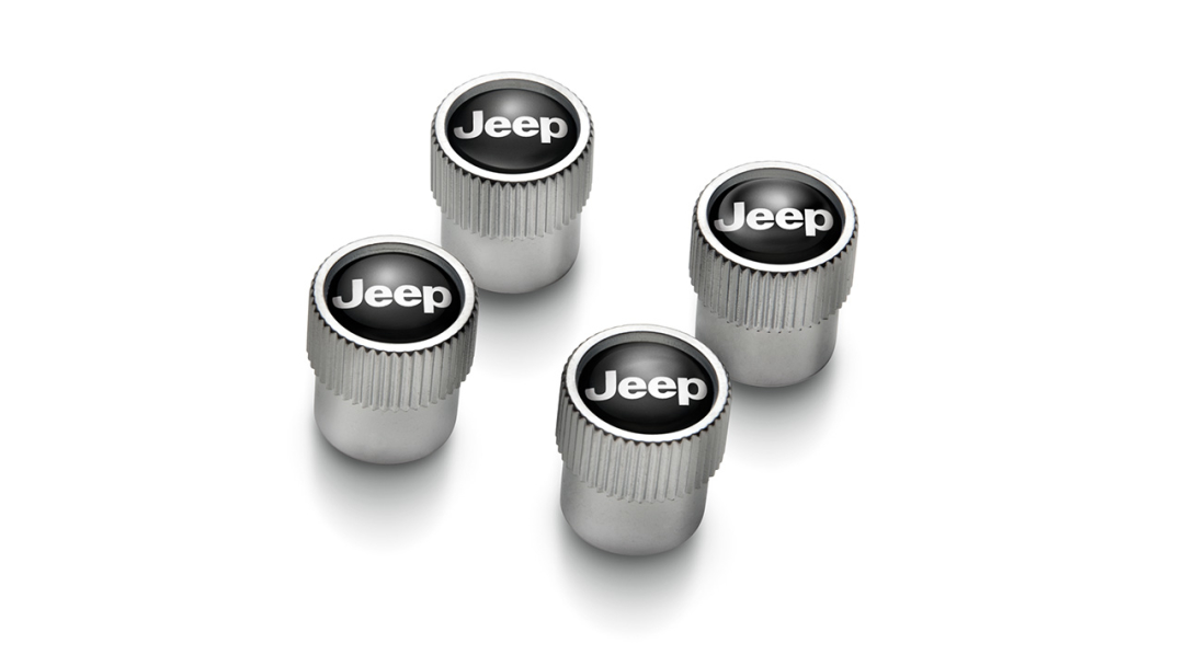 Tyre Valve Stem Caps - Satin Chrome