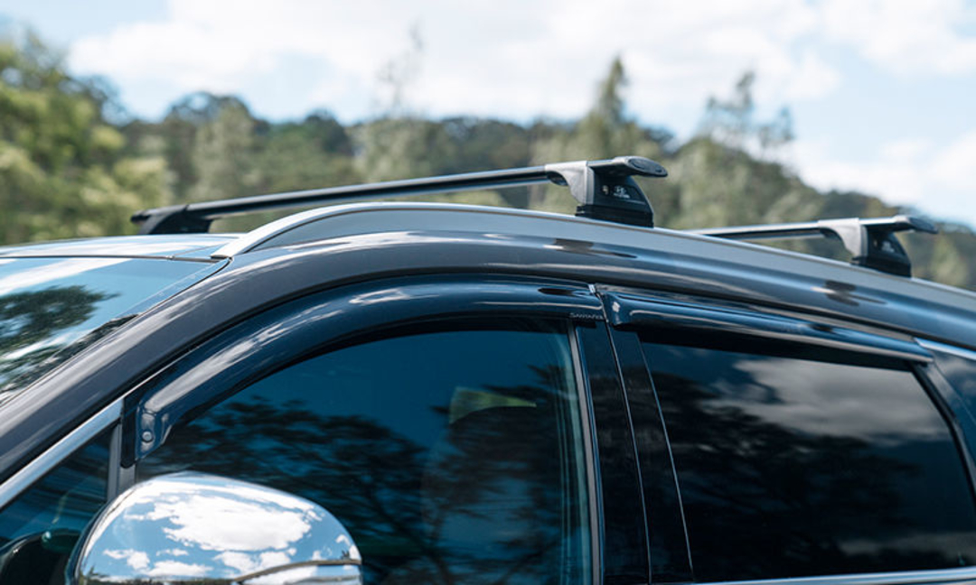 Hyundai genuine roof racks | through