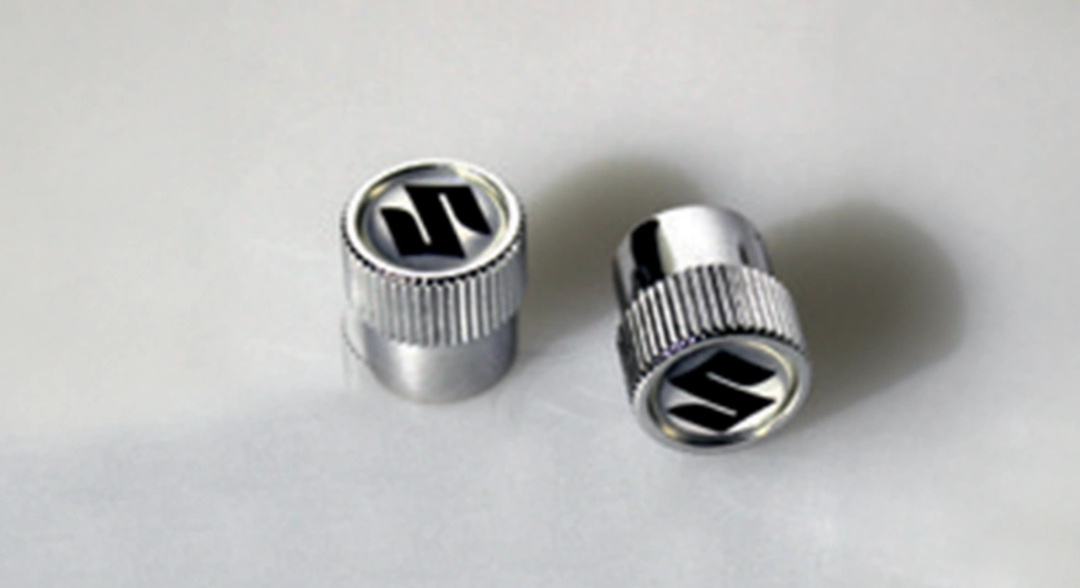 Valve Cap Set (With S Logo - two piece set)